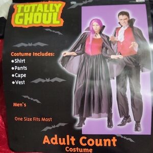 Adult Count Costume - Black and Red